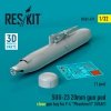 RESKIT RS32-0471 SUU-23 20mm gun pod (close gun bay) for F-4 Phantom II (USAF) (1 pcs) (3D Printed) 1/32